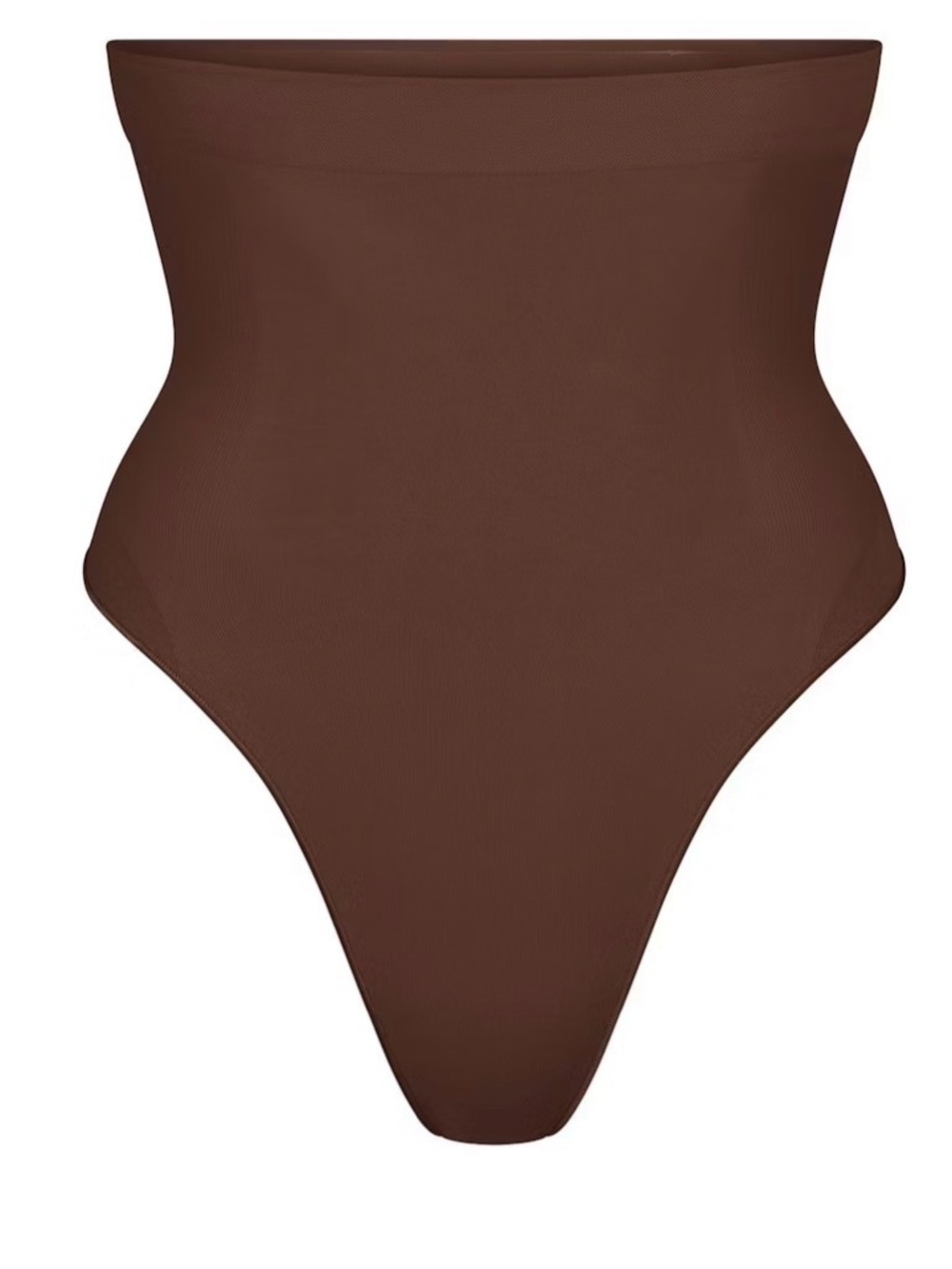 SKIMS Brown High-Waist Shaping Thong